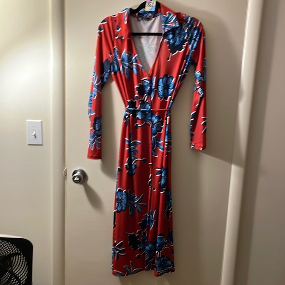 🎀NWOT ZARA collared button down longsleeve midi/maxi dress Sz.s 158 - Picture 1 of 5